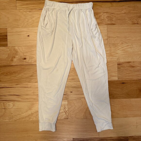 Cozy Earth Ivory Women's Bamboo Jogger Pant Size Large - Picture 2 of 6